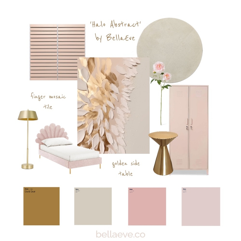 Halo Abstract Interior Design Mood Board by Jela Bandojo Halo Abstract Interior Design Mood Board by Jela Bandojo