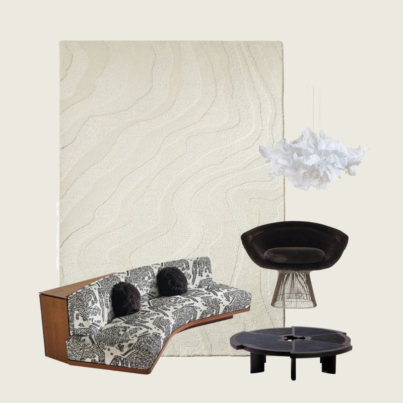 Monochromatic Modernist Lounge by Janelle Mood Board by Miss Amara on Style Sourcebook