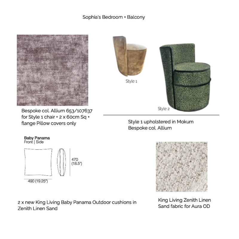 Sophia's Bedroom Mood Board by Lets See Design on Style Sourcebook