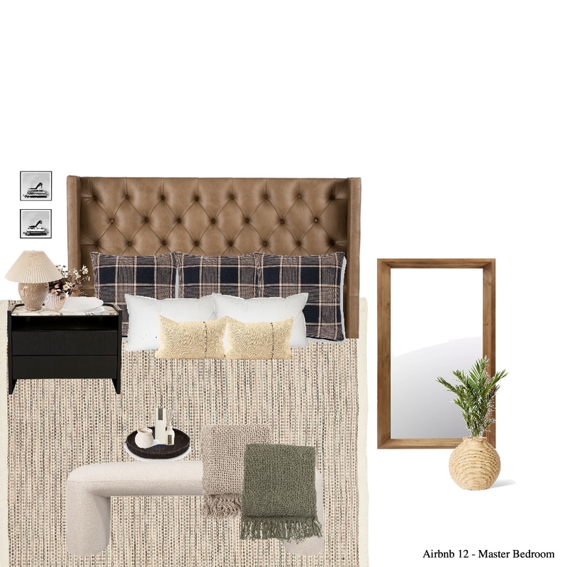 Master Bedroom - Airbnb 12 Mood Board by Paballo on Style Sourcebook