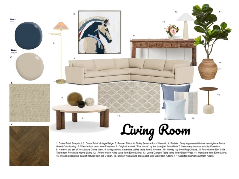 Living Room Assignment 9 Mood Board by Sharon on Style Sourcebook