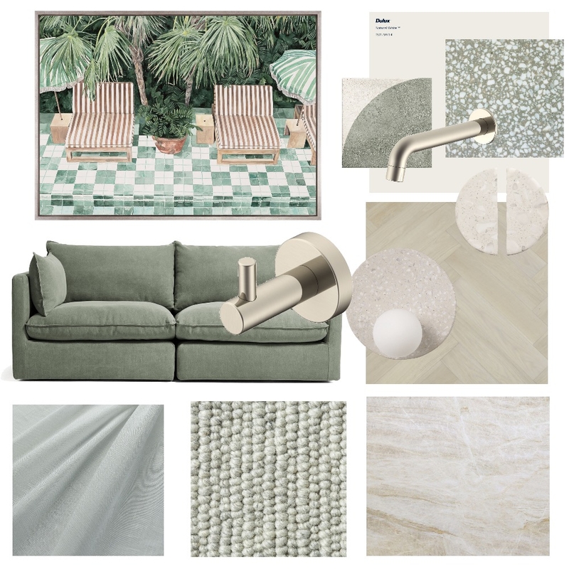 Green Tones Interior Mood Board by Sarah Interior Styles on Style Sourcebook