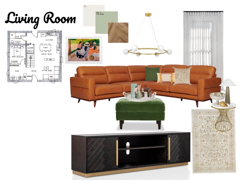 Living Room Sample Board Mood Board by Cae_labitag on Style Sourcebook
