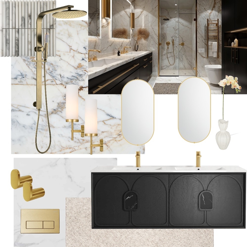 Modern Glam Bathroom Mood Board by Ar. She on Style Sourcebook