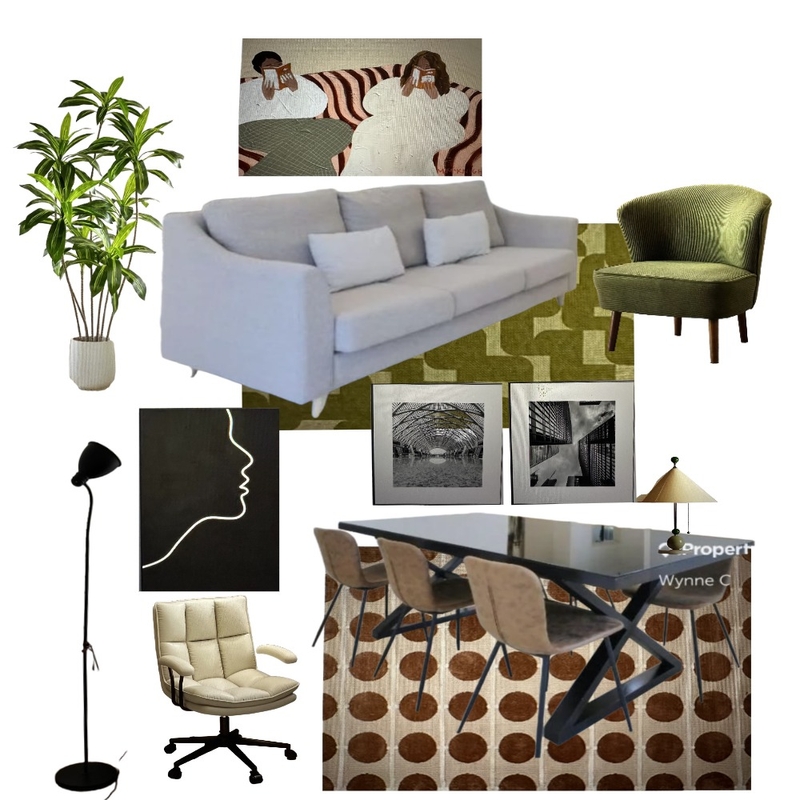 Northpoint Resi Work Room MB Mood Board by al1168ster@gmail.com on Style Sourcebook