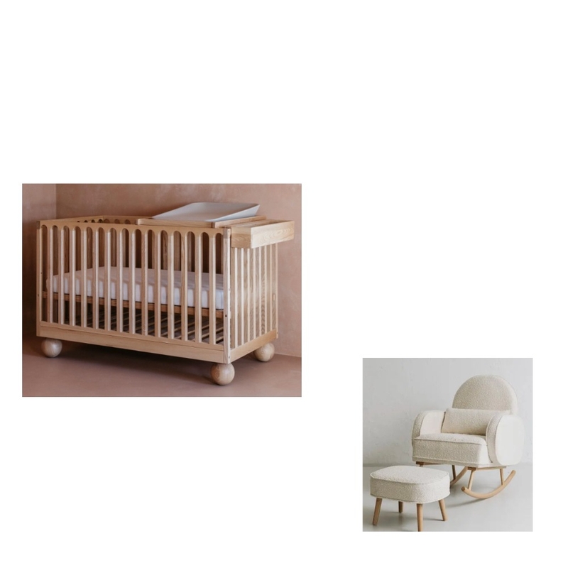 Nursery Interior Design Mood Board by The Editorial Stylist