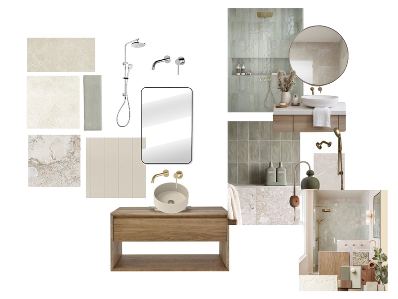 VB bathroom Interior Design Mood Board by Magdalen
