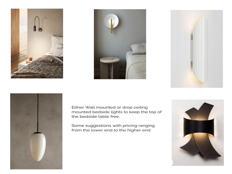 Main Bedroom - Lighting Mood Board by Design Organisation on Style Sourcebook