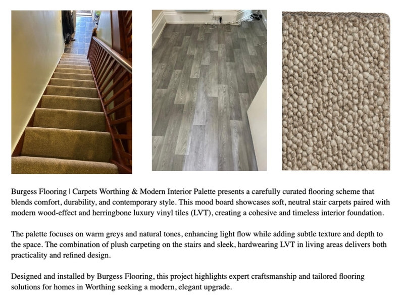 Burgess Flooring | Carpets Worthing & Modern Interior Palette Mood Board by Burgess Flooring and Blinds Ltd on Style Sourcebook