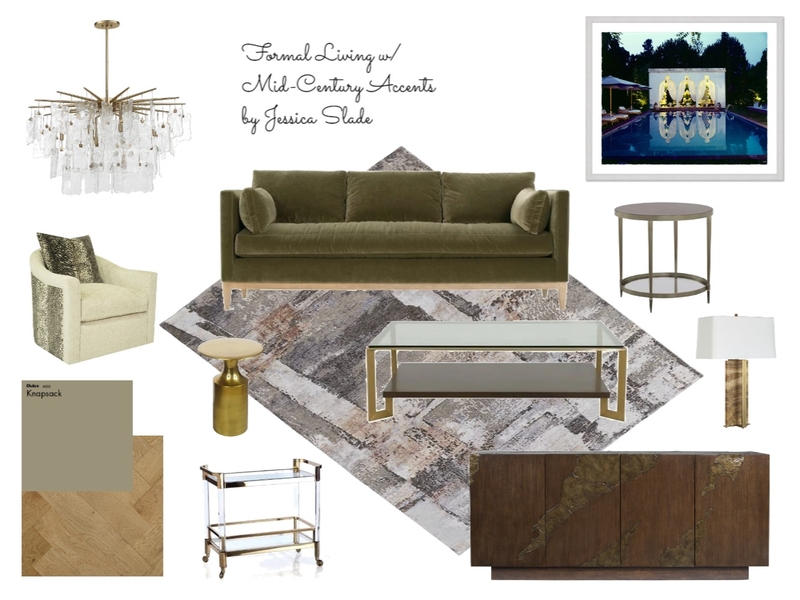 Formal Living w/ Mid-Century Accents Mood Board by Jessica on Style Sourcebook