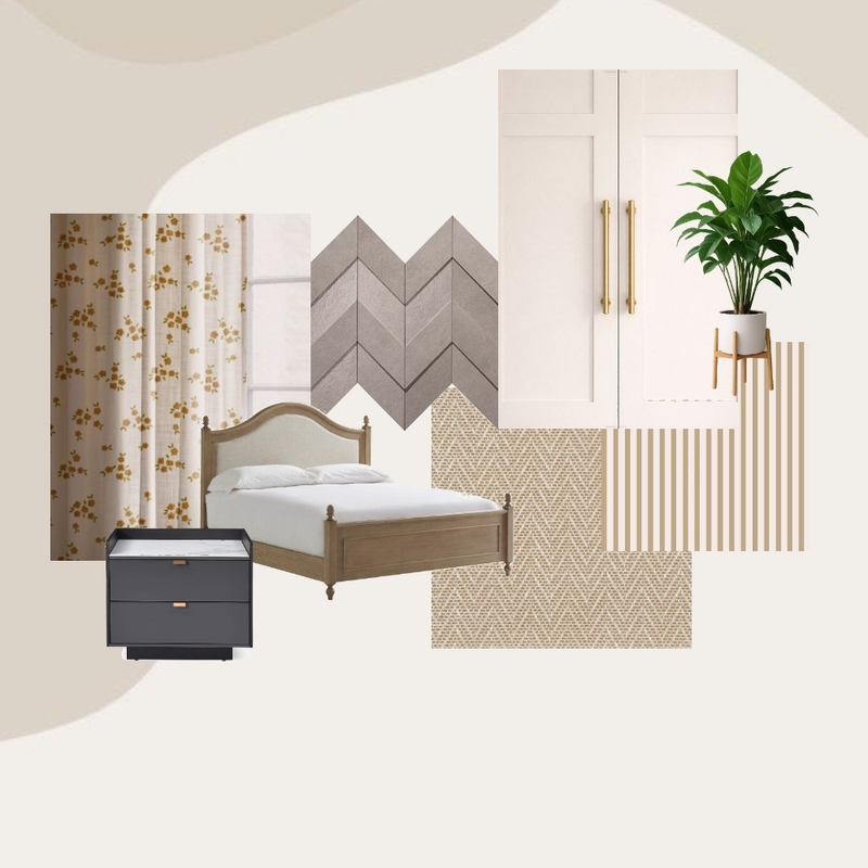 MASTERBEDROOM_02 Interior Design Mood Board by GAJAGOWNI