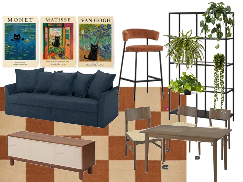 Sala Opção 2 Interior Design Mood Board by Sofia.Dias