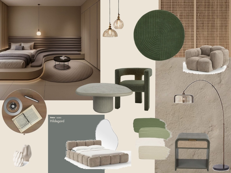 Bedroom2 Interior Design Mood Board by IoannaTzouvara