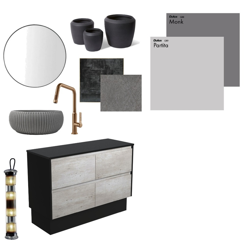 bathroom Interior Design Mood Board by GEORGE.P