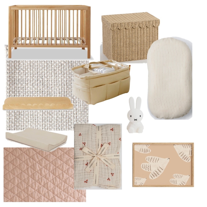 Nursery Interior Design Mood Board by hannahpullen2