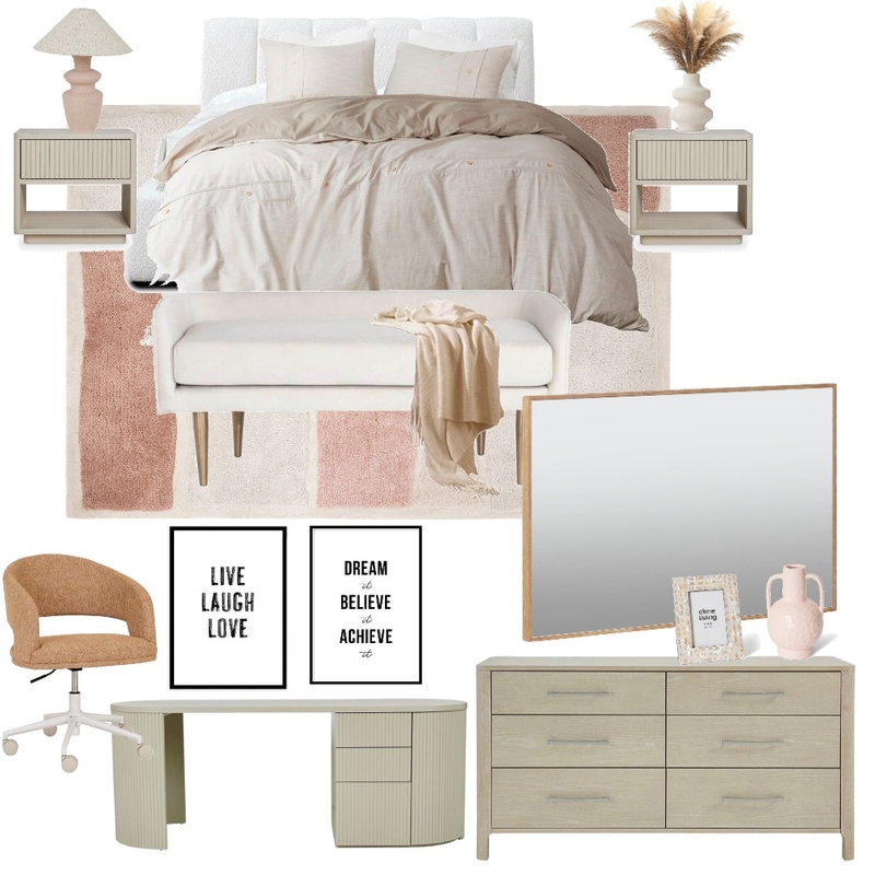 Tyshia Galteau Daughter's Bedroom Mood Board by jdarinteriors on Style Sourcebook