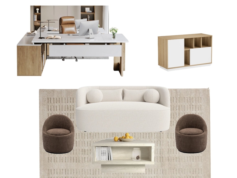Office 1; Stalin Interior Design Mood Board by maru.rodz11