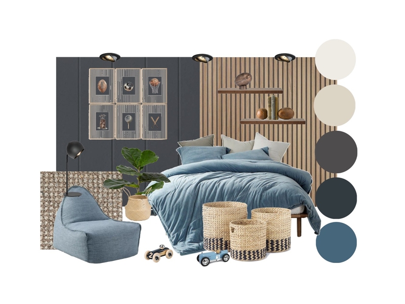 Teenager Bedroom Interior Design Mood Board by mapy