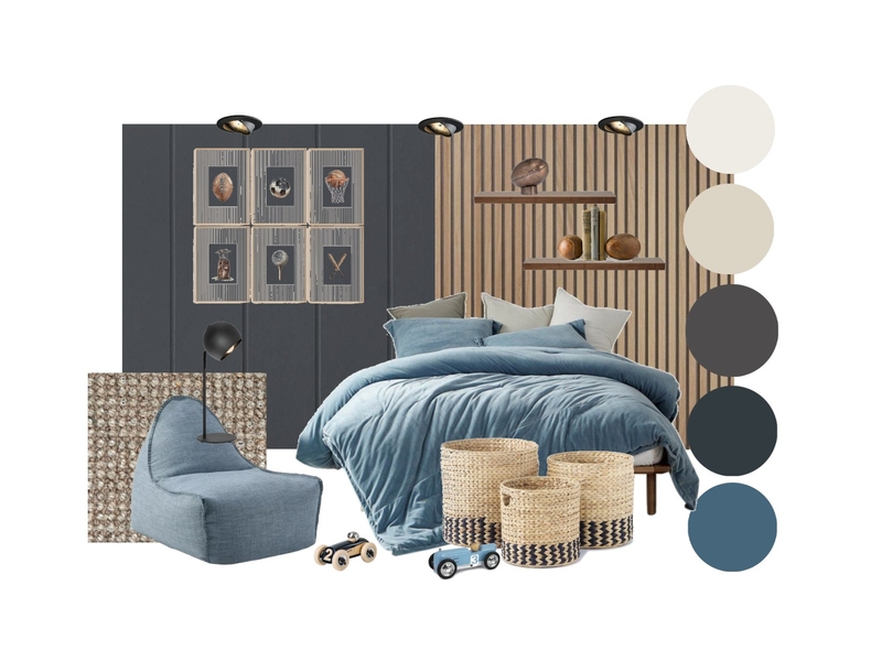 Teenager Bedroom Interior Design Mood Board by mapy