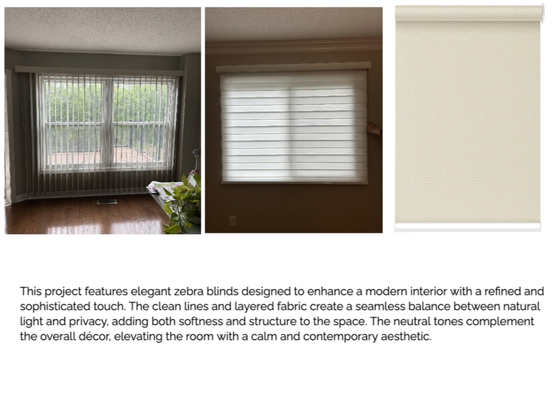 Elegant Zebra Blinds for a Modern Interior | Design2View Mood Board by Design2View Blinds & Window Covering on Style Sourcebook