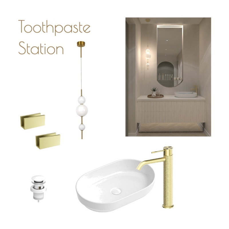 Toothpaste Station Interior Design Mood Board by Casa Flair Interiors