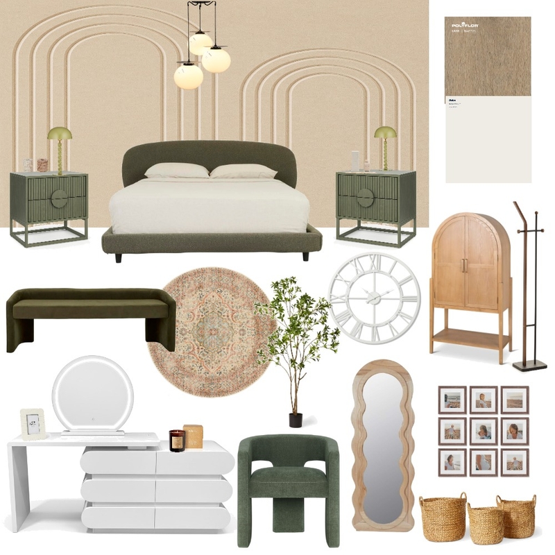 yatak odası Mood Board by hira on Style Sourcebook