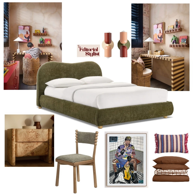 Reggie's Room Mood Board by The Editorial Stylist on Style Sourcebook