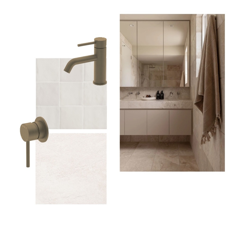 BASIC BATHROOM Interior Design Mood Board by Masie Interiors