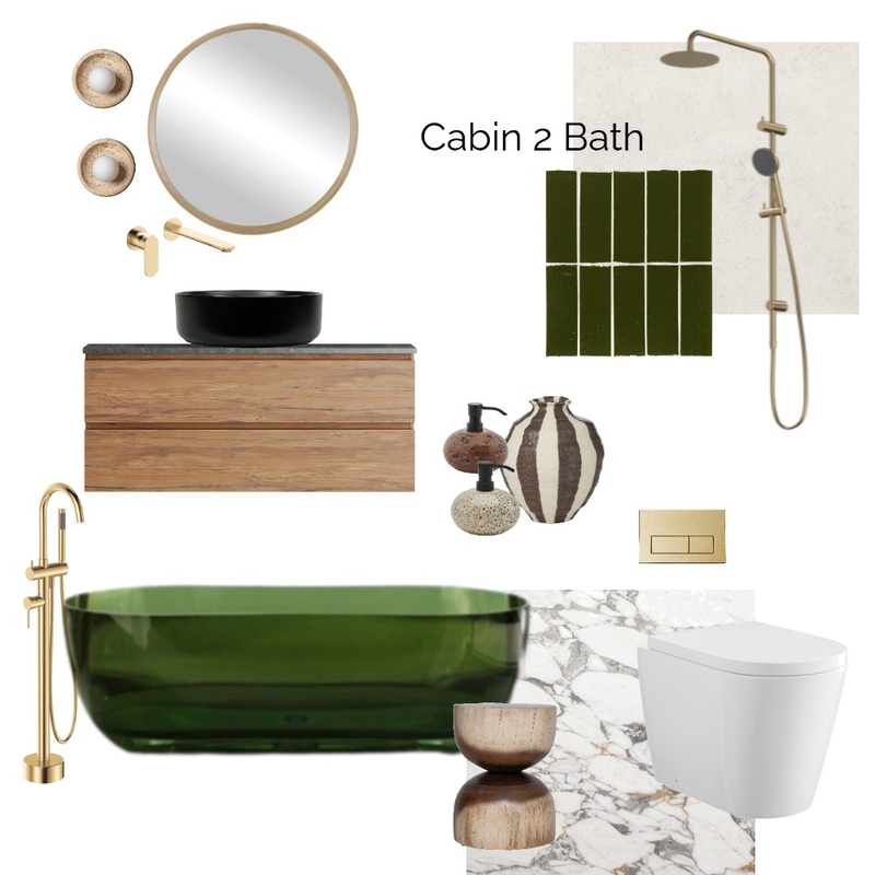 Cabin Bathroom Option 2 Mood Board by Studio7 Stylings on Style Sourcebook