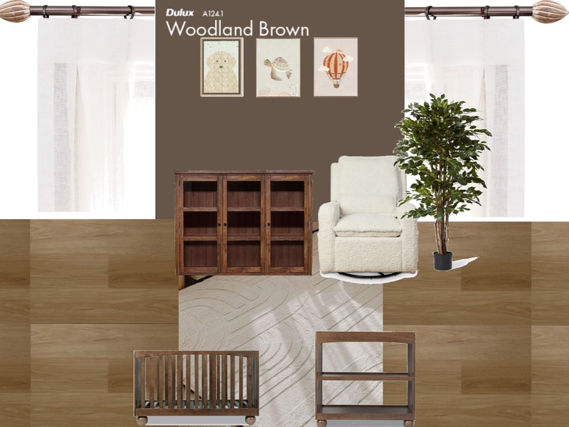 Baby Room Interior Design Mood Board by JSM