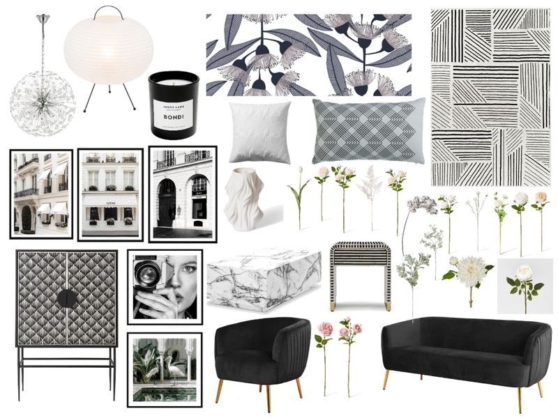 Chic Bar Interior Design Mood Board by Sterlingrose Chic Bar Interior Design Mood Board by Sterlingrose