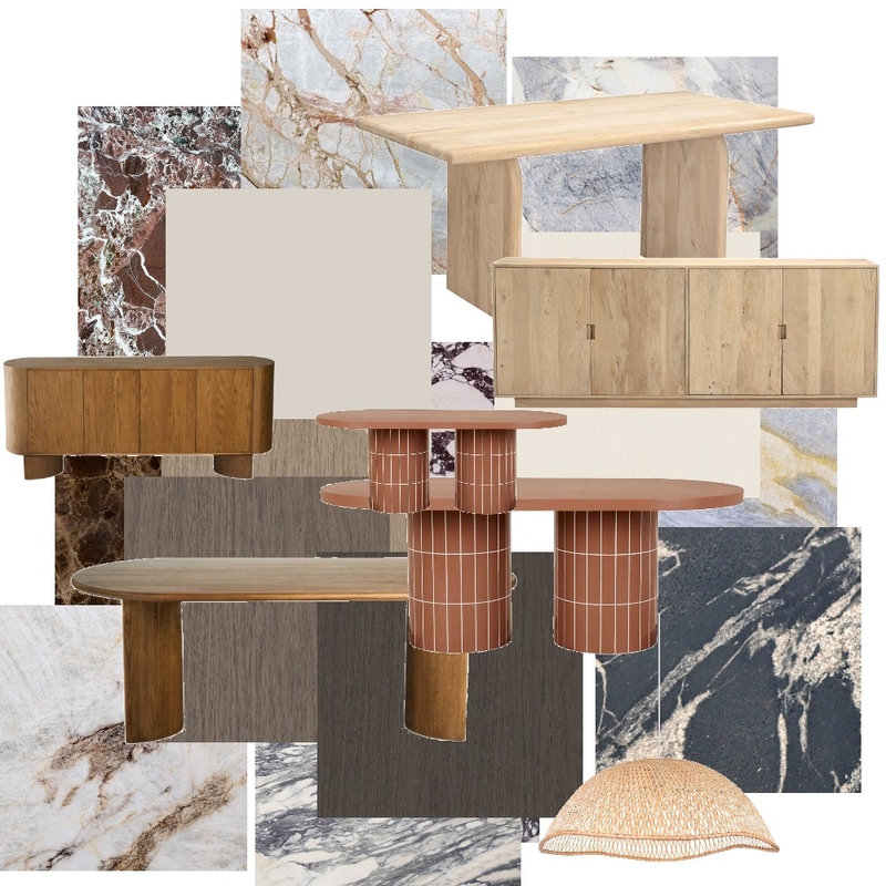 Elevated Kitchen/Dining v2 Interior Design Mood Board by BLYF Interiors Elevated Kitchen/Dining v2 Interior Design Mood Board by BLYF Interiors