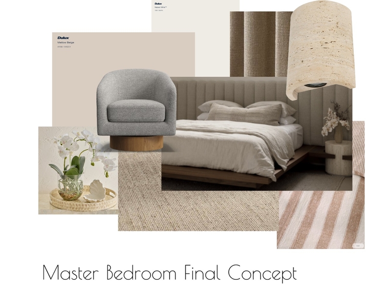 Master Bedroom Final Concept Mood Board by admin@frontfootconstructions.com.au on Style Sourcebook