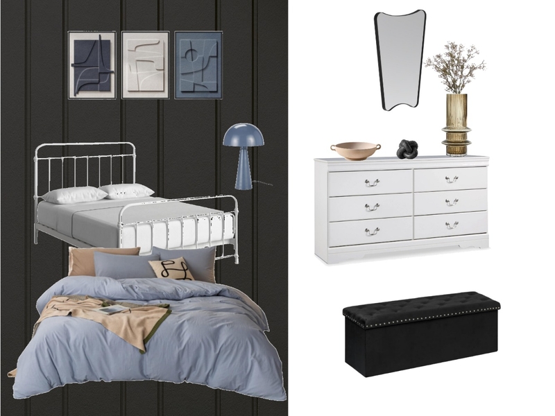 Blessing Bedroom Interior Design Mood Board by maru.rodz11