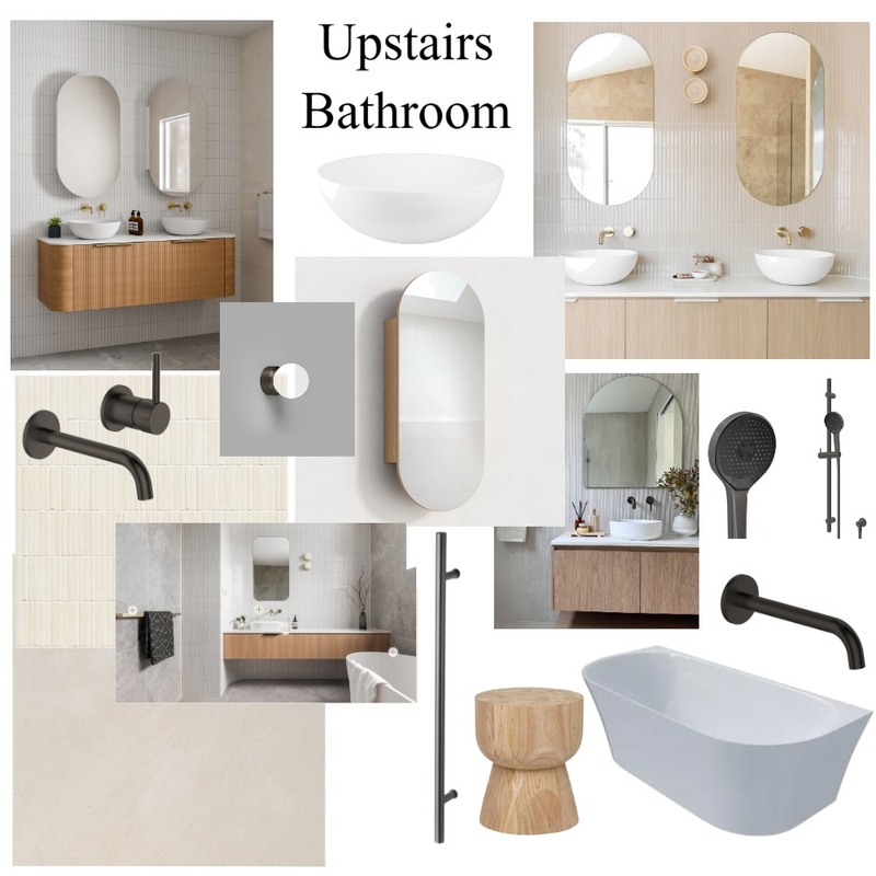 Emma & Craig Upstairs Bathroom Mood Board by JJID Interiors on Style Sourcebook