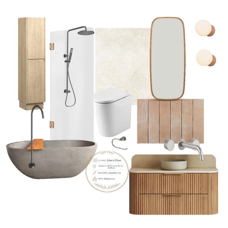 Bathroom- John and Eleni Mood Board by jacquelineau@ymail.com on Style Sourcebook