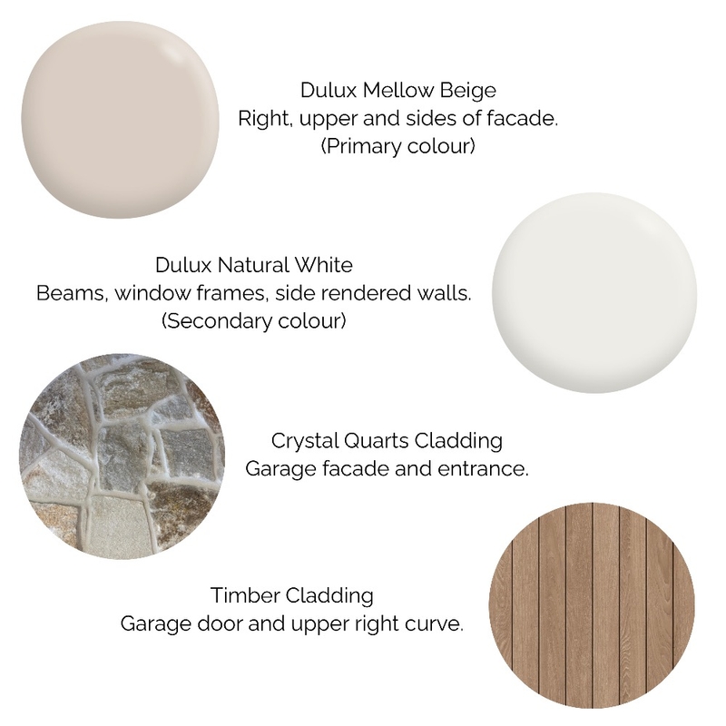 Anita house facade Interior Design Mood Board by Ashleigh Charlotte