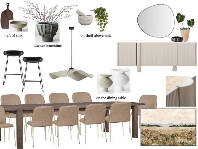 Project Nicholls - final kitchen & dining Mood Board by Meraki Interiors on Style Sourcebook