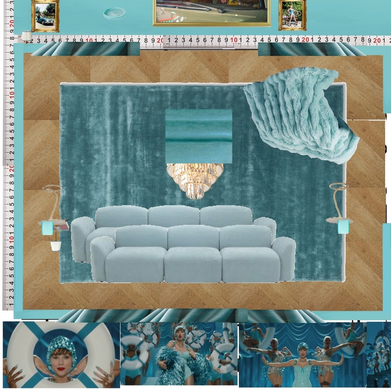 Cinema Blue Colour Drench Mood Board by dl2407 on Style Sourcebook