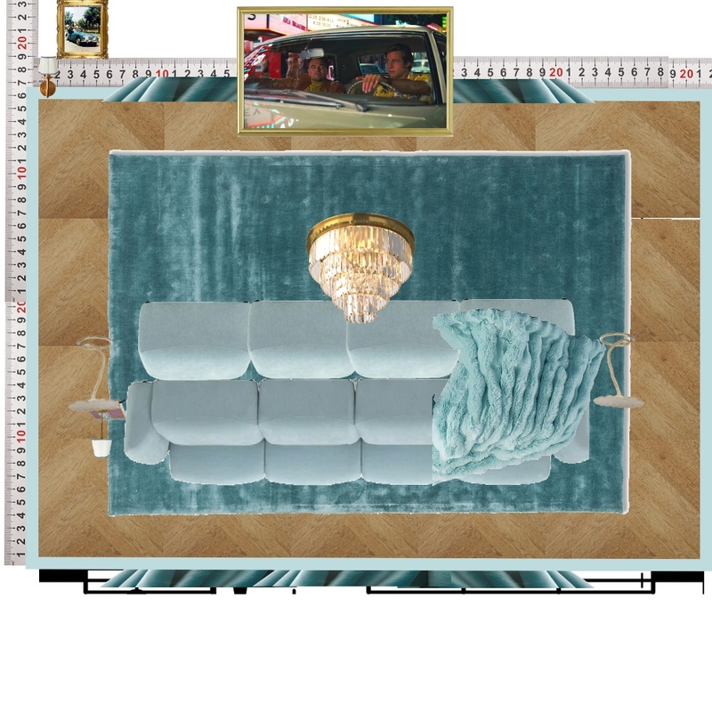 Cinema Blue Colour Drench Mood Board by dl2407 on Style Sourcebook