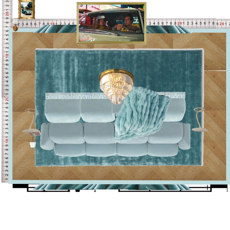 Cinema Blue Colour Drench Mood Board by dl2407 on Style Sourcebook