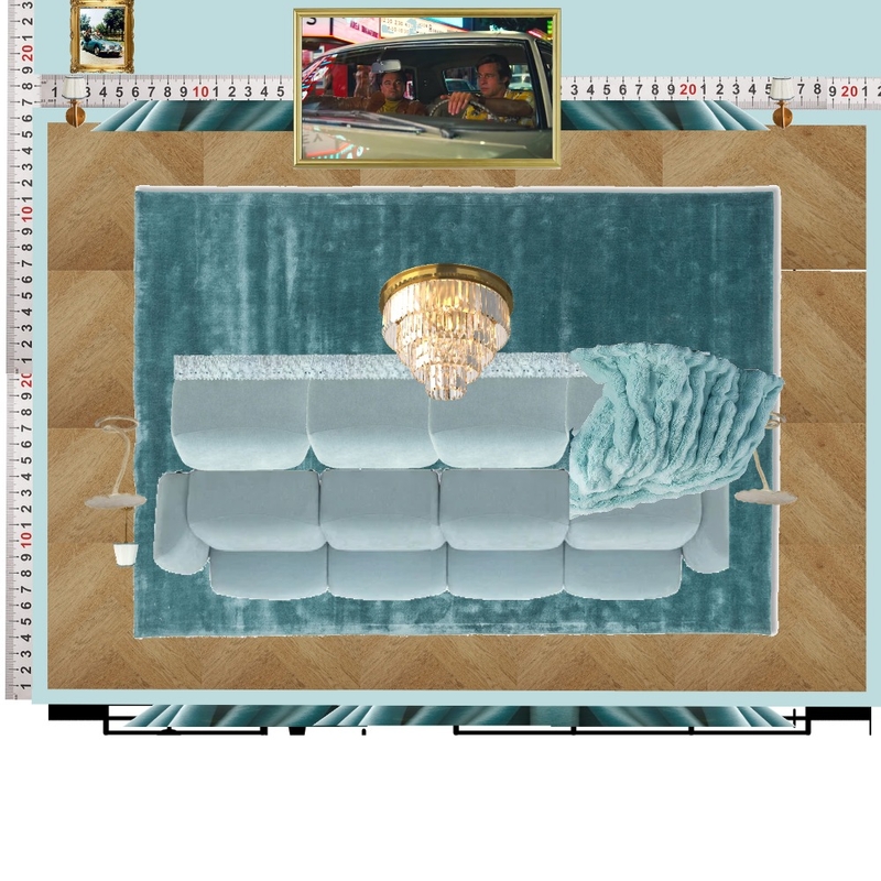 Cinema Blue Colour Drench Mood Board by dl2407 on Style Sourcebook