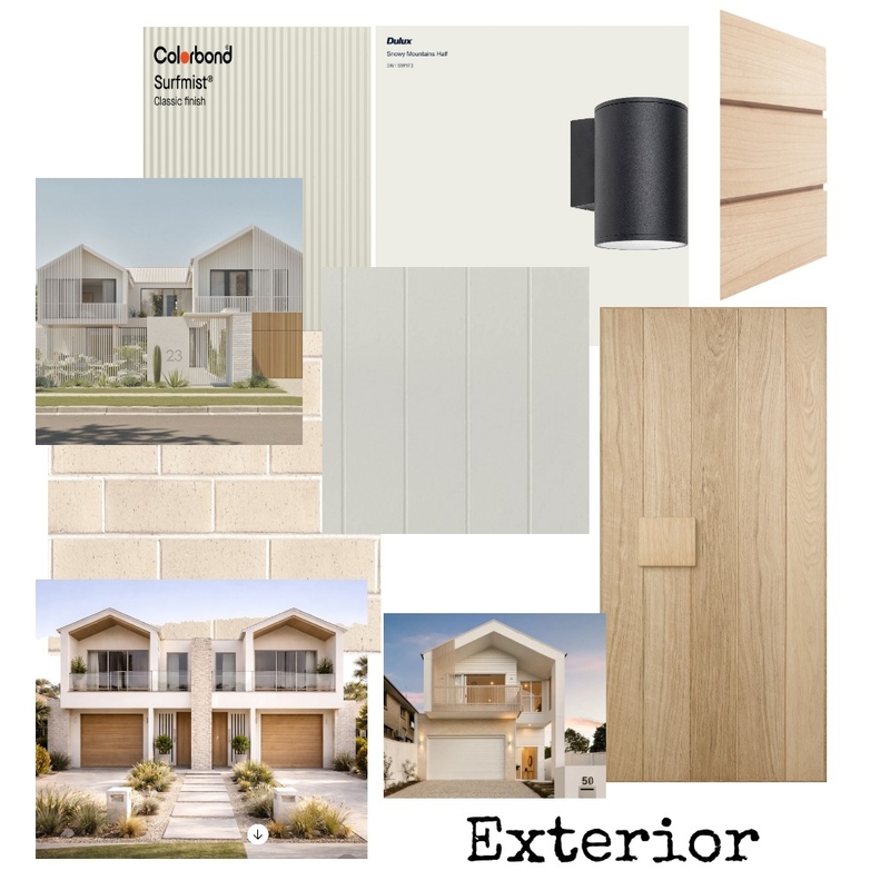 Warm Coastal Interior Design Mood Board by Myli
