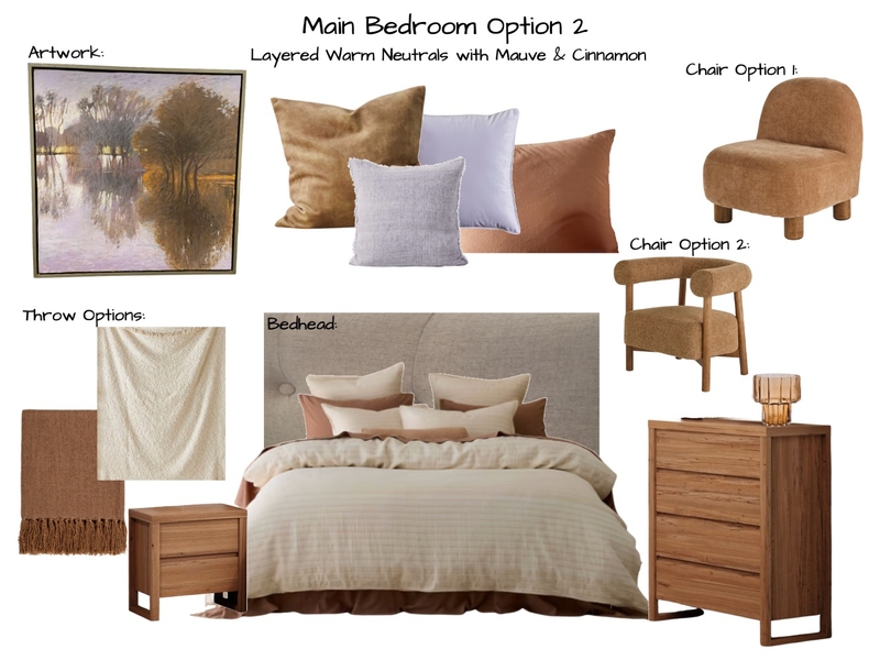Sanchez Main Bedroom Option 2 Mood Board by Six Castle Designs on Style Sourcebook