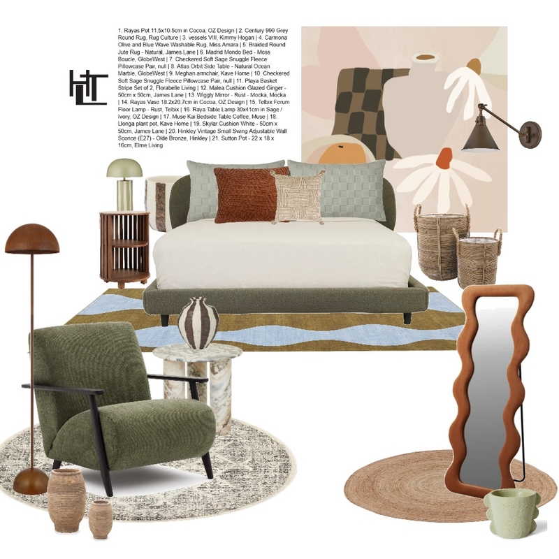 Furniture Collage - Bedroom - Sage Mood Board by bonnie.tanhl on Style Sourcebook