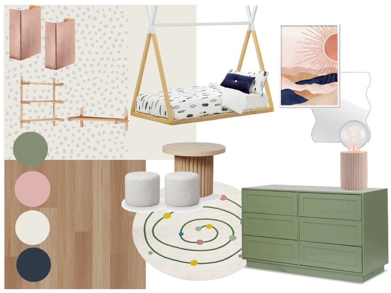 Cuarto de niñe. Mood Board by Moli on Style Sourcebook