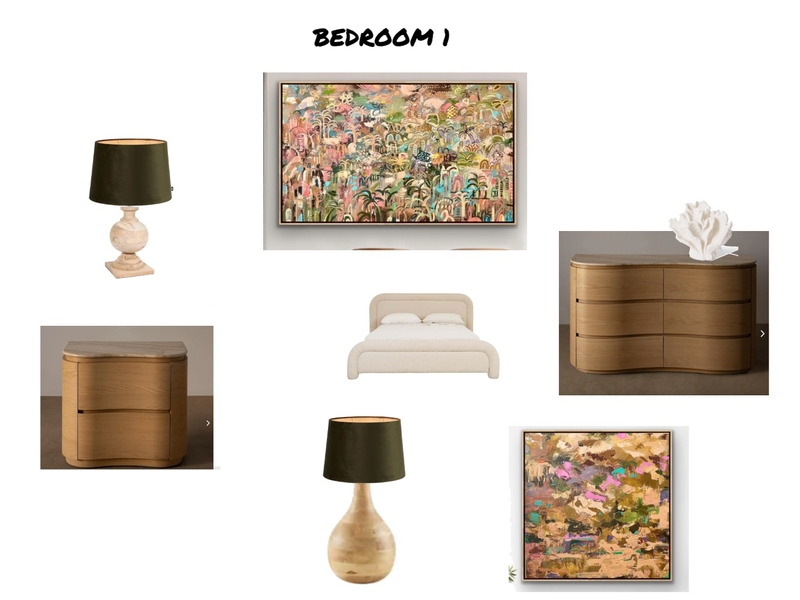 BEDROOM 1 Interior Design Mood Board by Piece of Cake