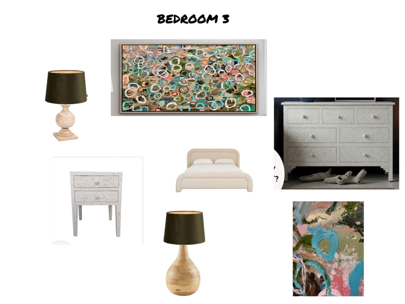 BEDROOM 3 Interior Design Mood Board by Piece of Cake