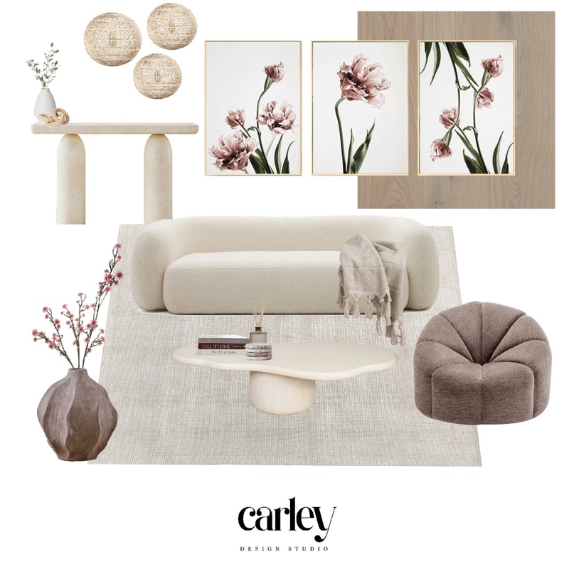 Lounge Mood Board - Enchant Champagne Mood Board by Carley Design Studio on Style Sourcebook