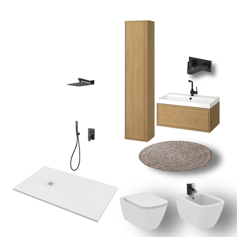 BAGNO SYBIL Interior Design Mood Board by LAURABO62